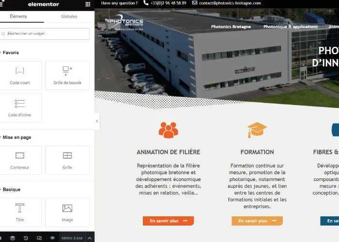 processus intégration web
