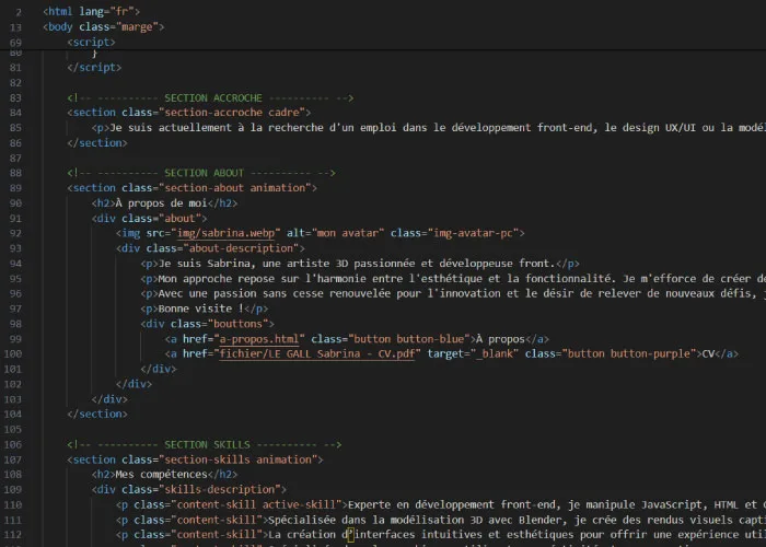 processus intégration web