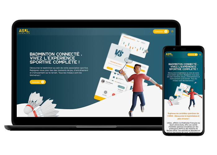 mockup site web asul