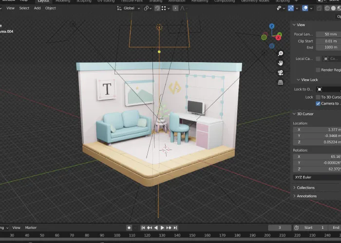 processus modélisation 3d